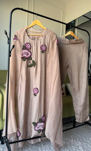 Palak Thread Embroided Set