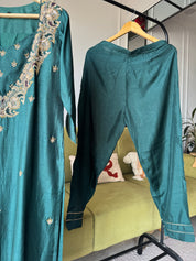 Anushka Handwork Bustier With Dupatta Dress