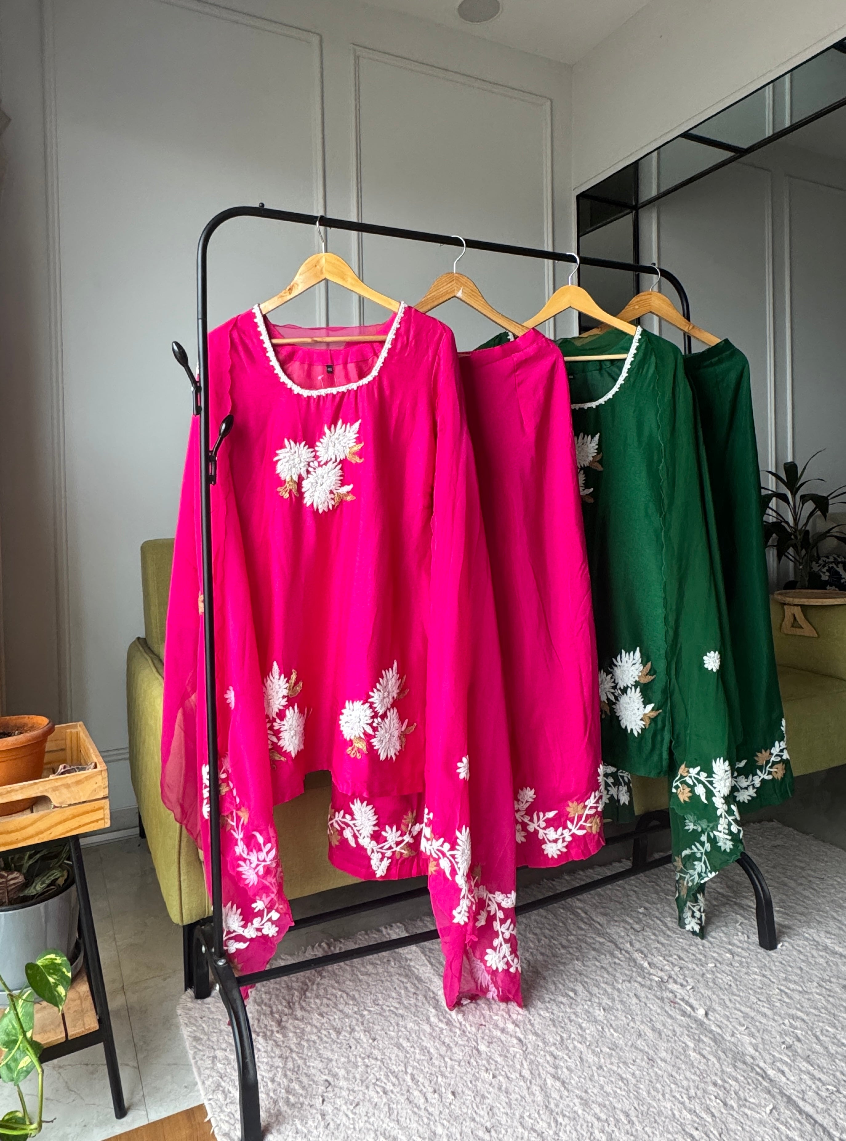 Aaina Short Kurti With Plazzo And Dupatta Dress