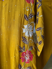Bhavana Mul Chanderi Patchwork Dress