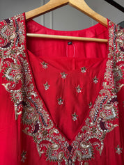Anushka Handwork Bustier With Dupatta Dress