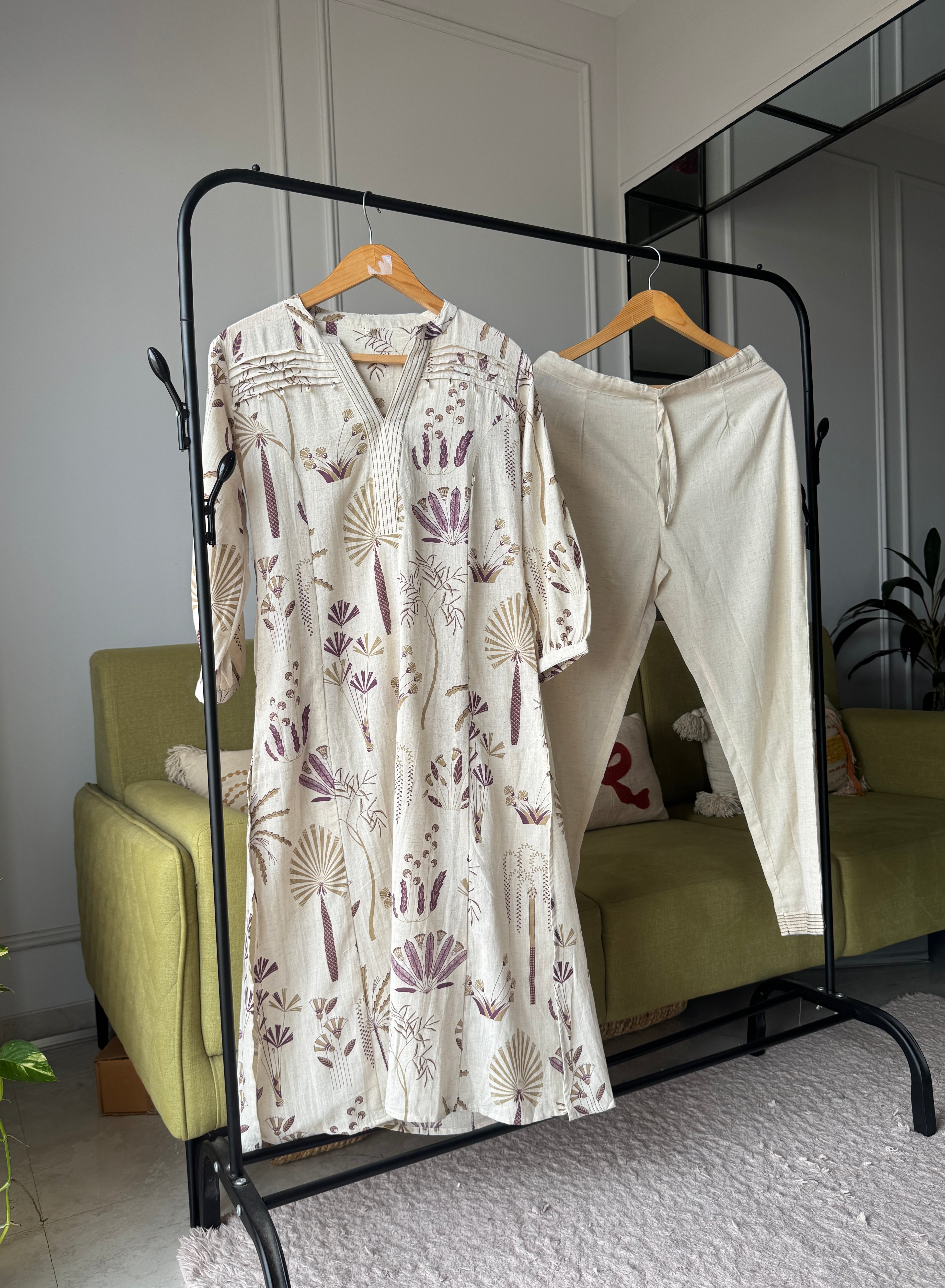 Kinjal kurti and Pants Set