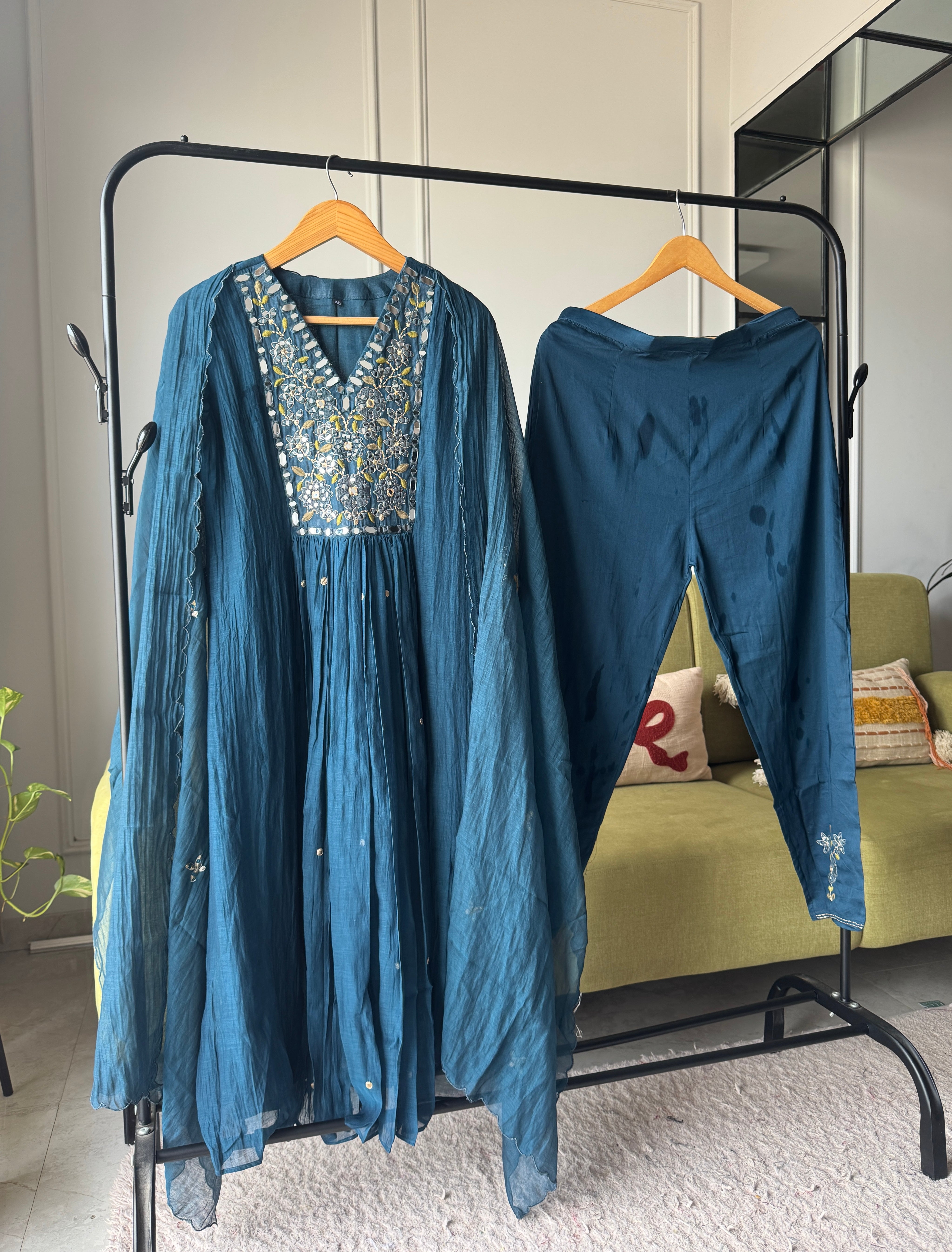 Yashoda Mirror Embroided Dress