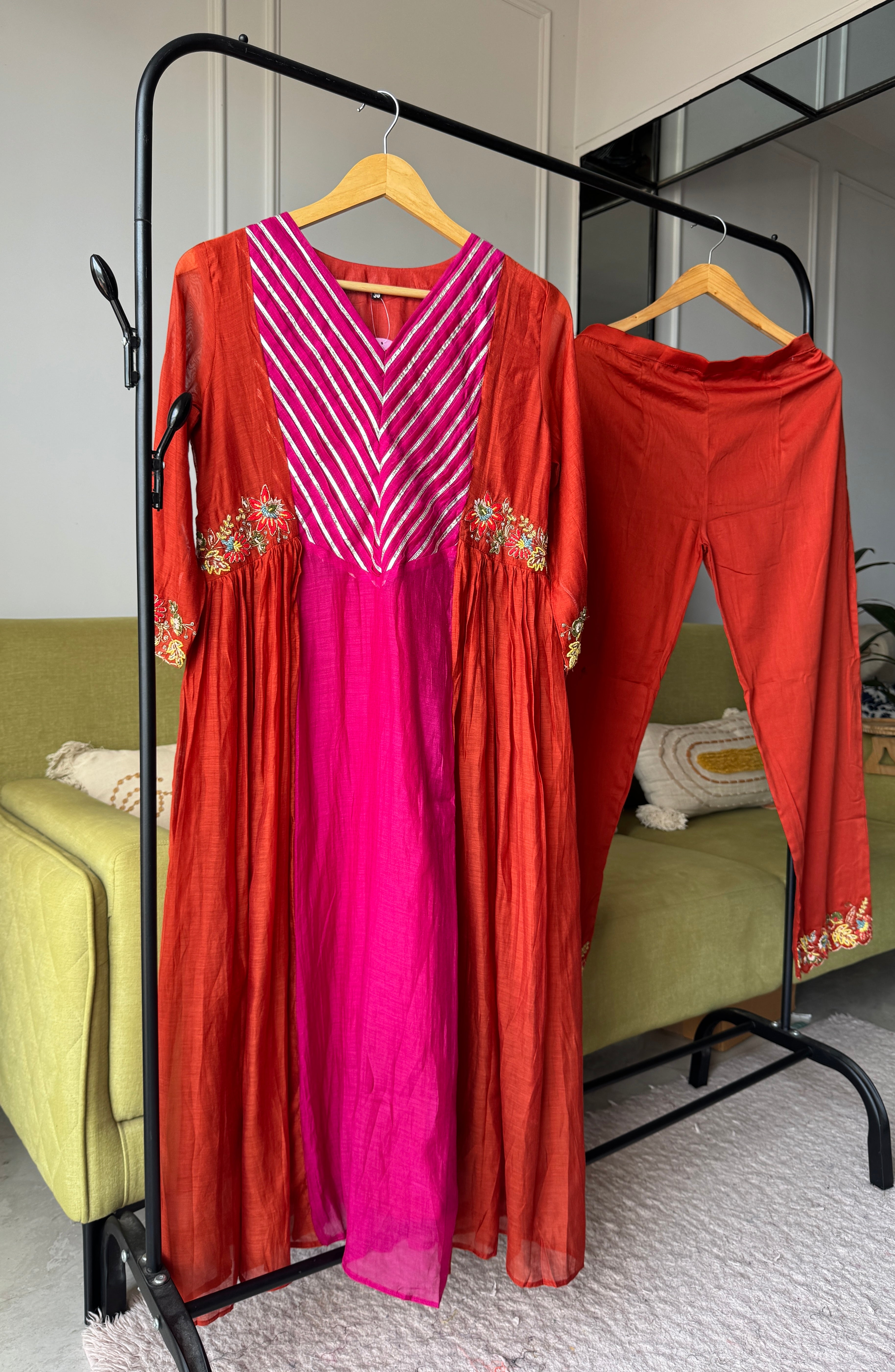 Shagun Gotapatti With Handwork Dress