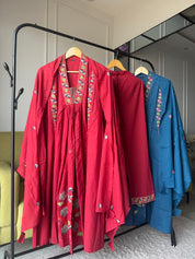 Panel Embroided Aline Dress