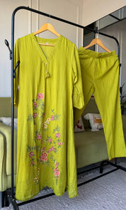 Sushma Embroided Cotton Dress