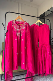 Ruhi Hand Work Sharara Dress(Make To Order)