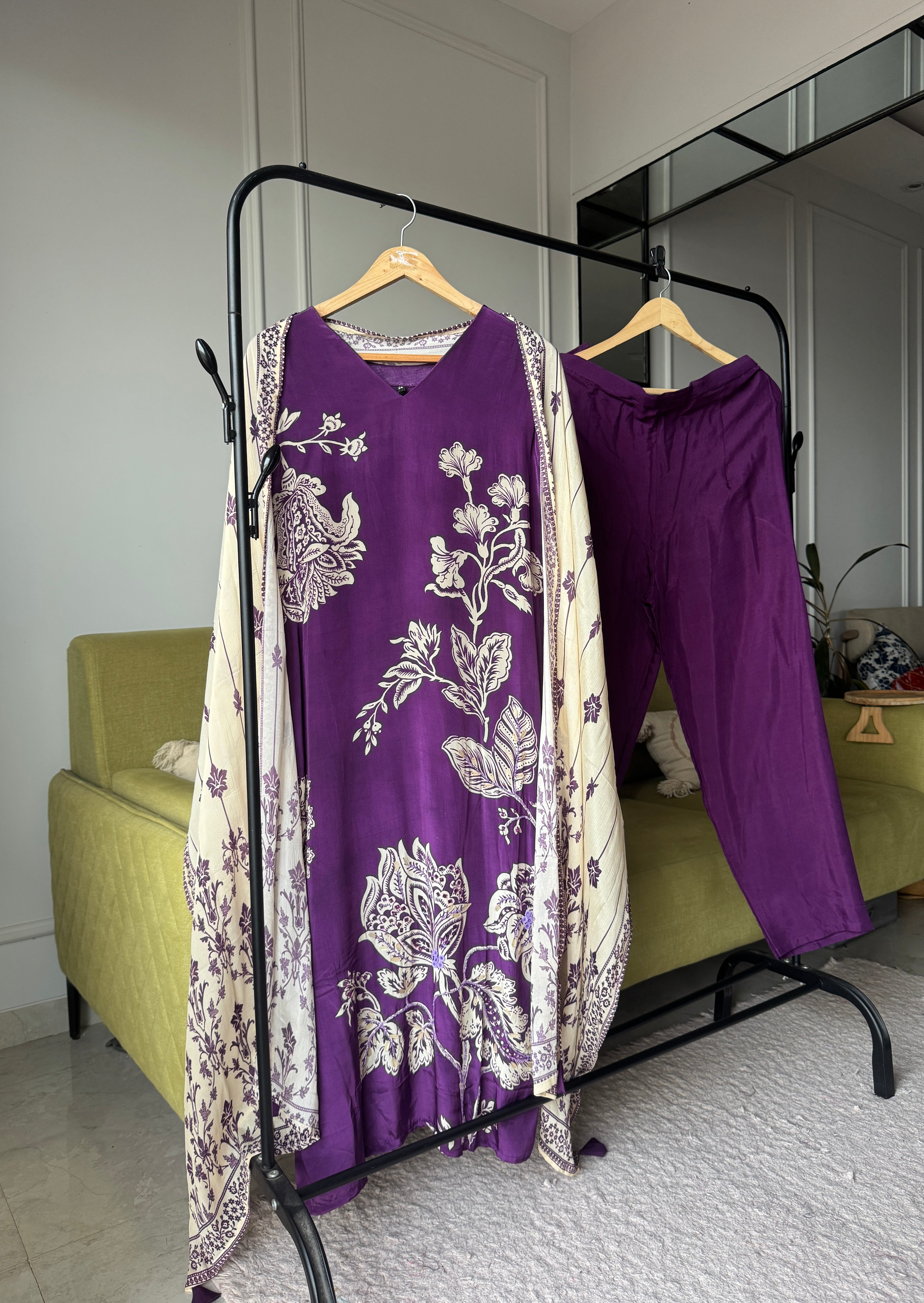 Sheela Digitail Organza Set