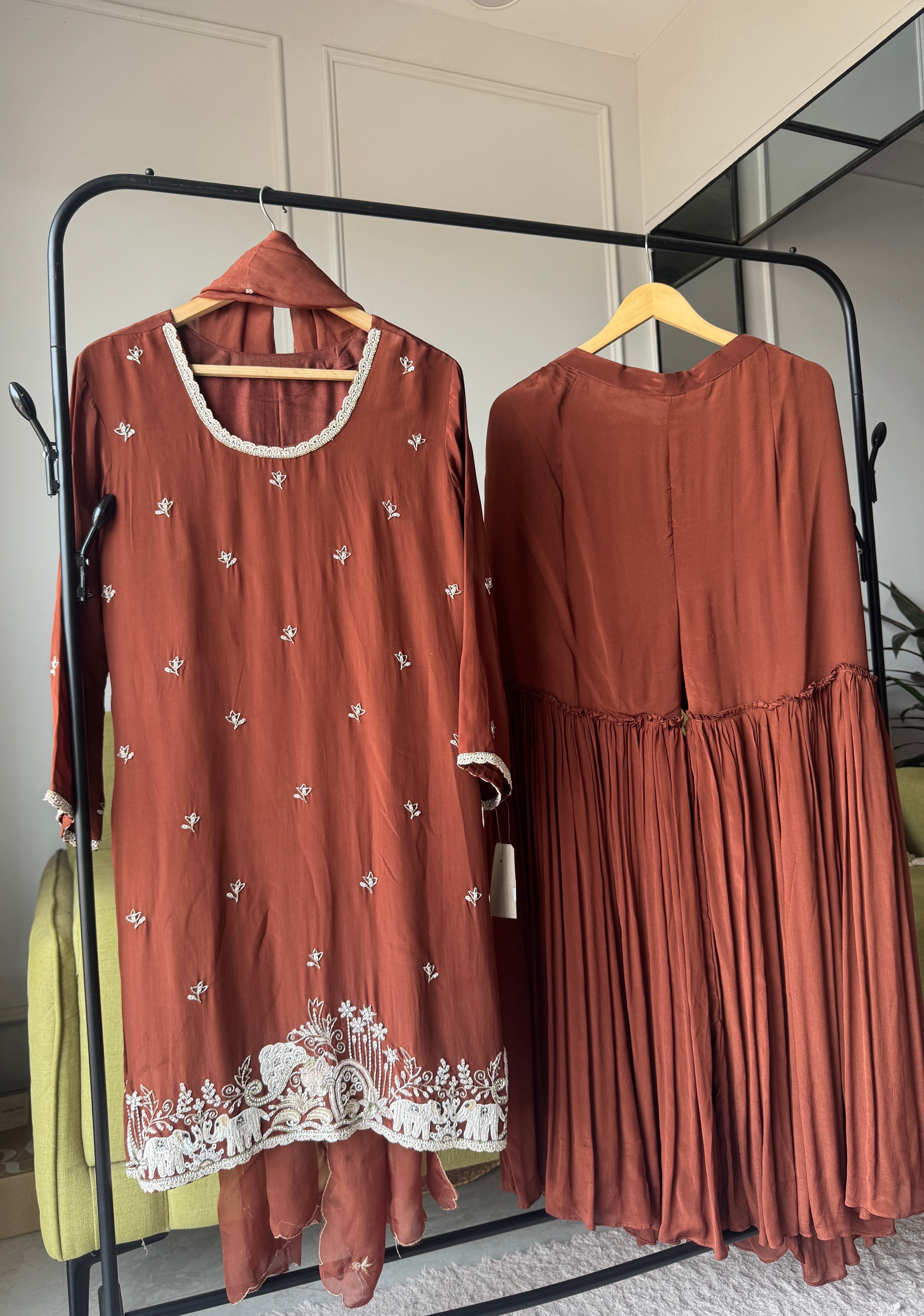 Minal Full Handwork Sharara Set