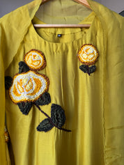 Palak Thread Embroided Set