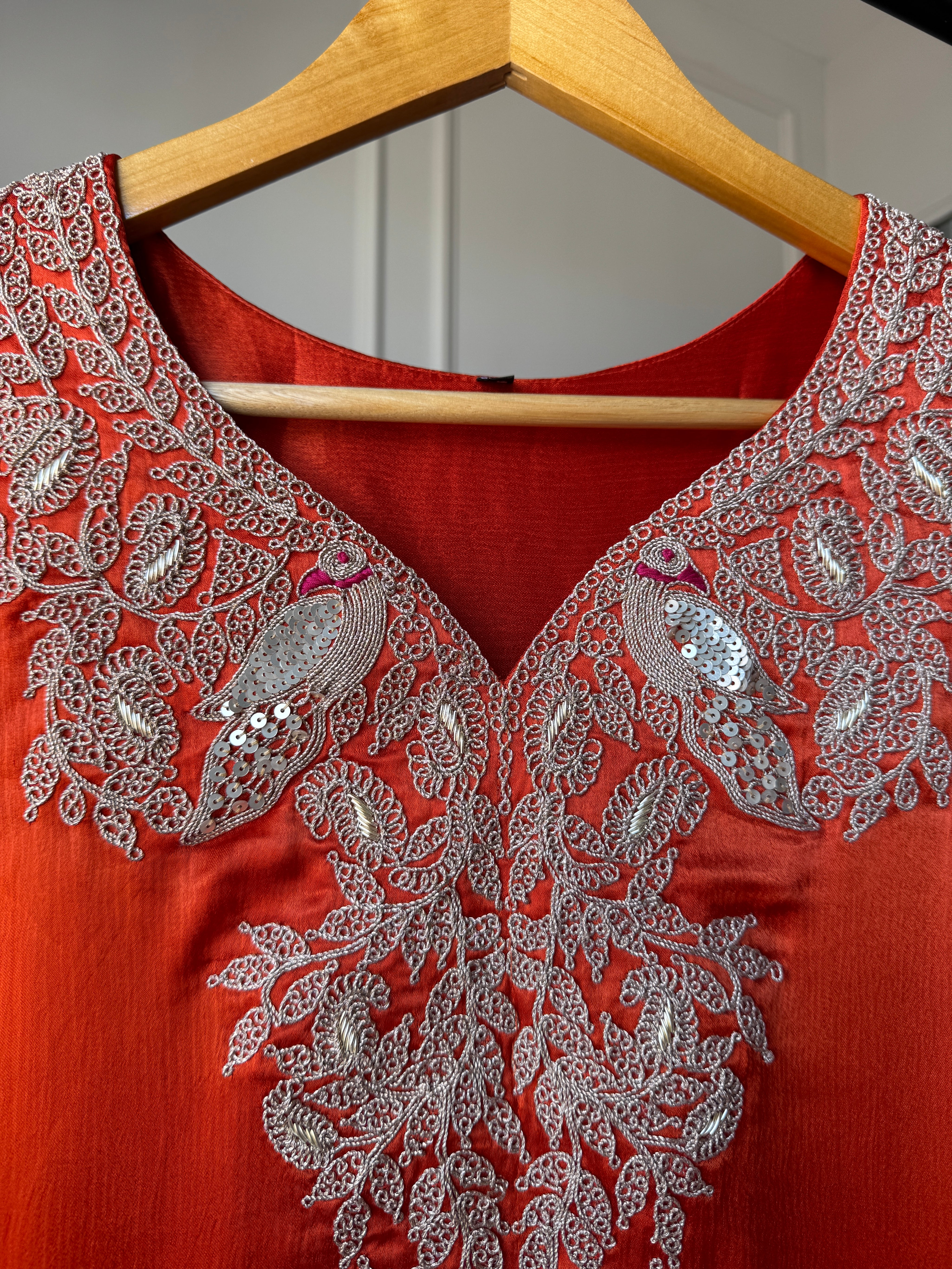 Tripti Gajji Silk Zari Handwork Dress