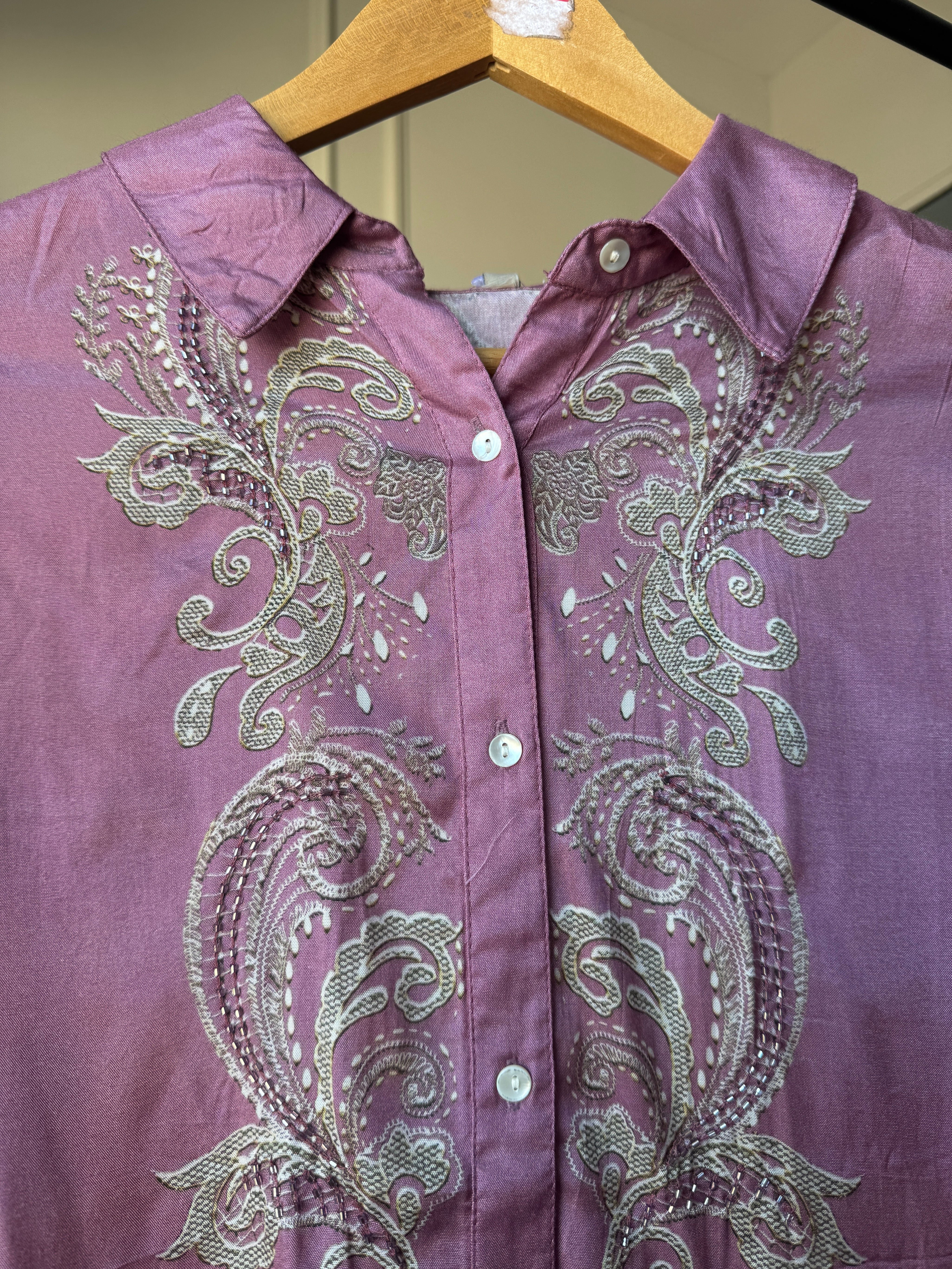 Manvi Handwork Muslin Coord Set