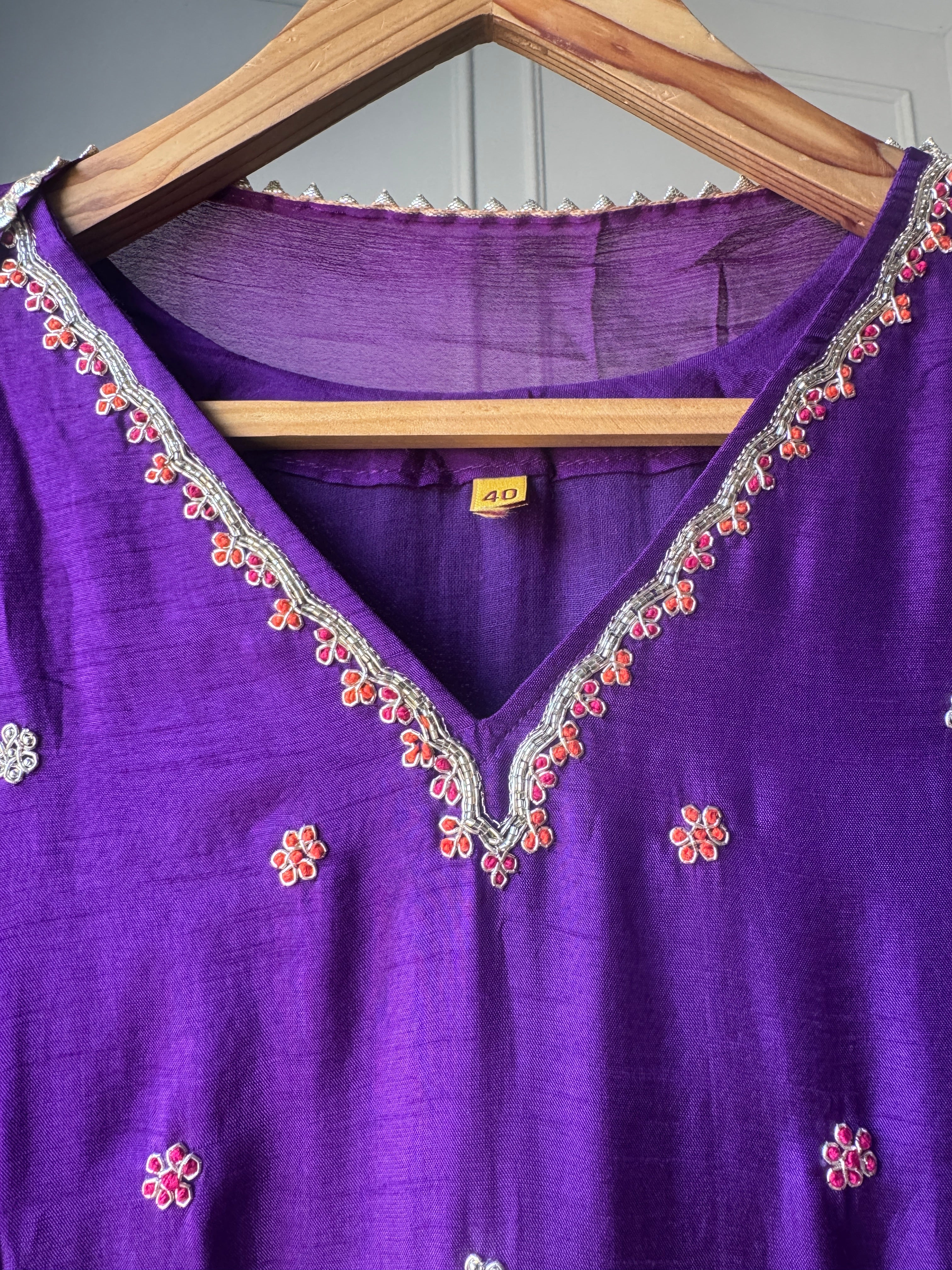 Rupali v neck anarkali dress