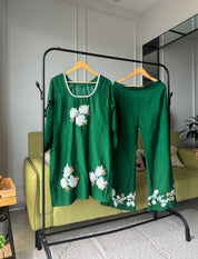 Aaina Short Kurti With Plazzo And Dupatta Dress