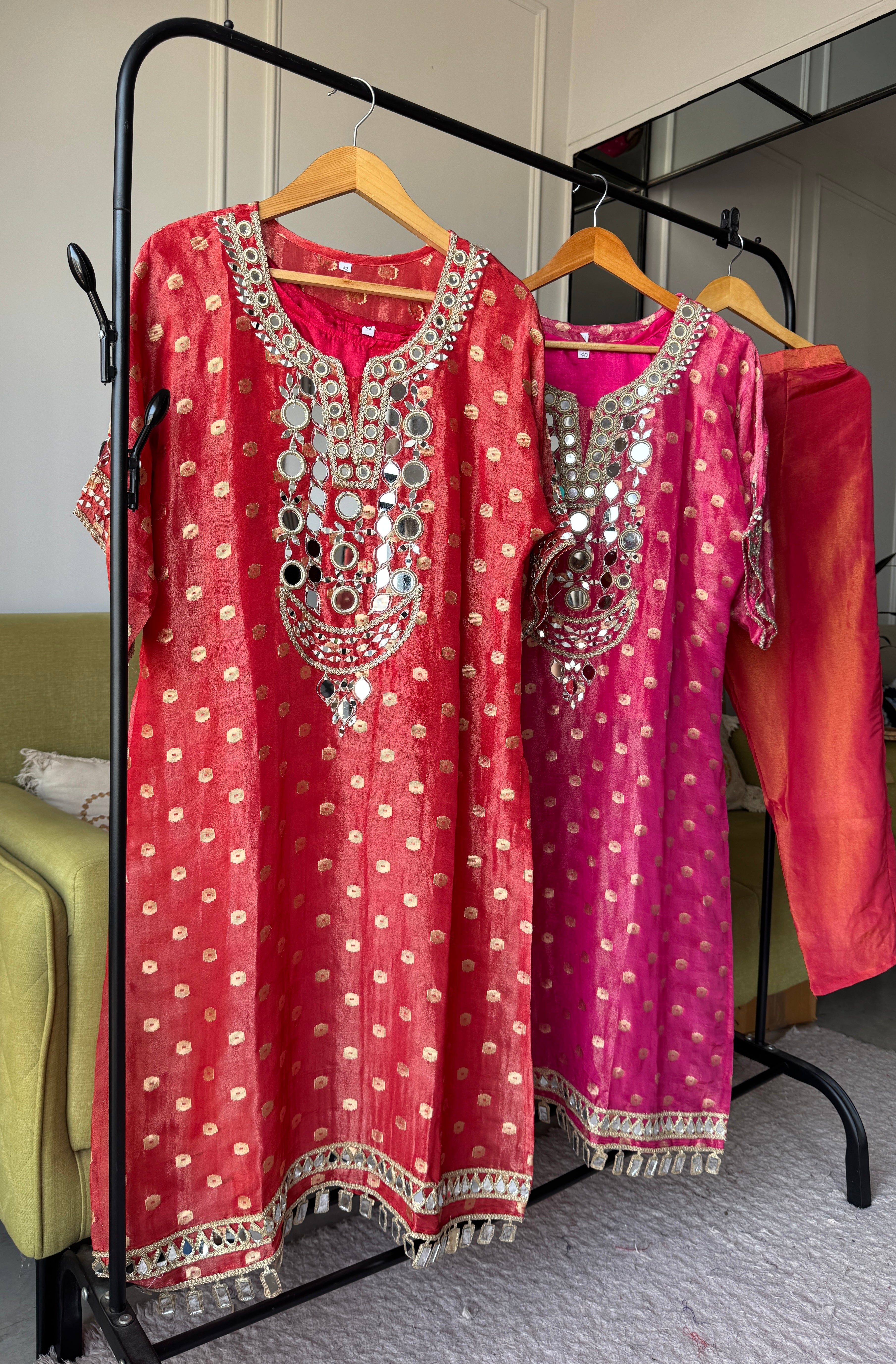 Diksha Mirror Work Coord Set