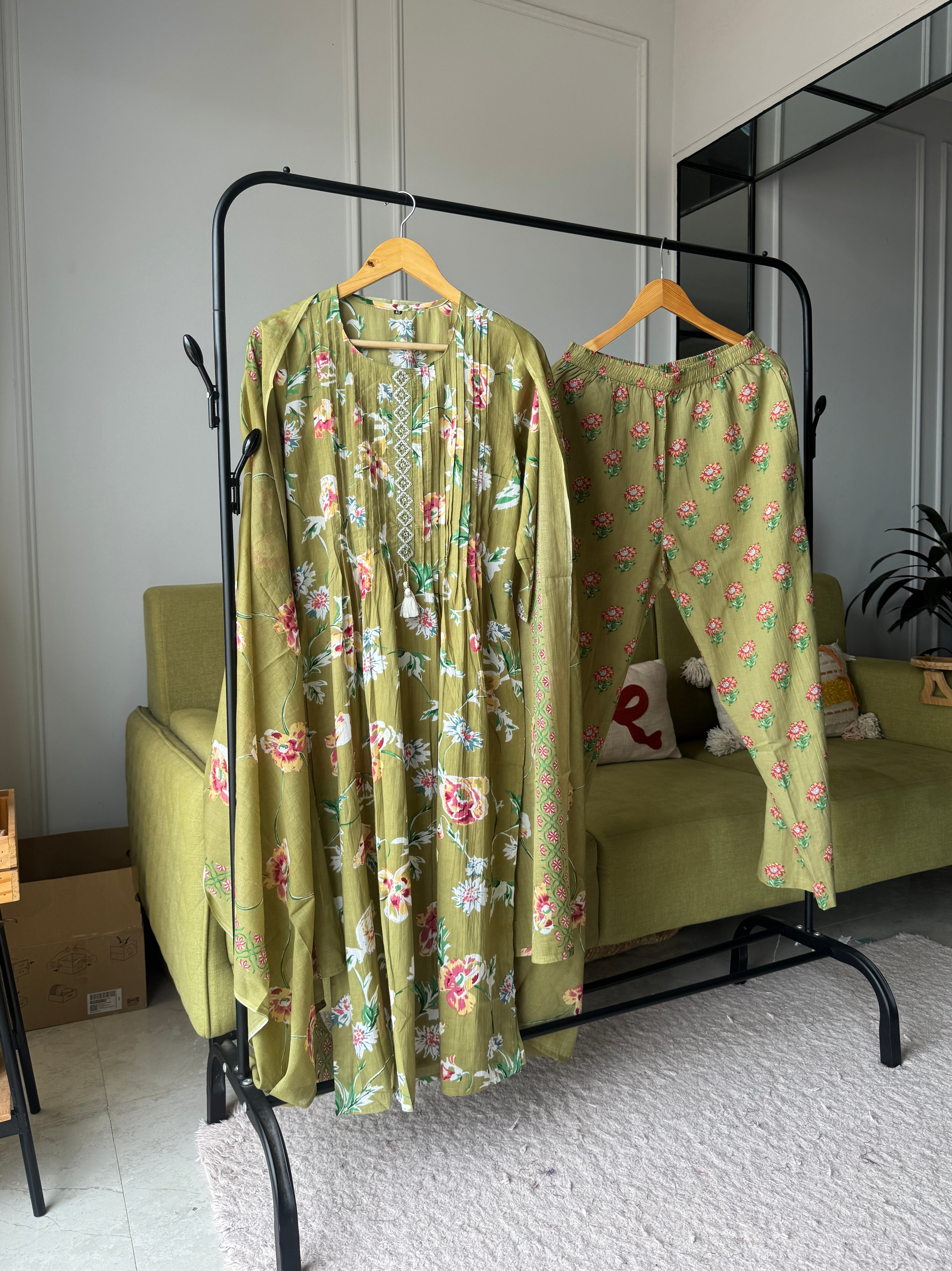 Sneha Cotton Print Dress