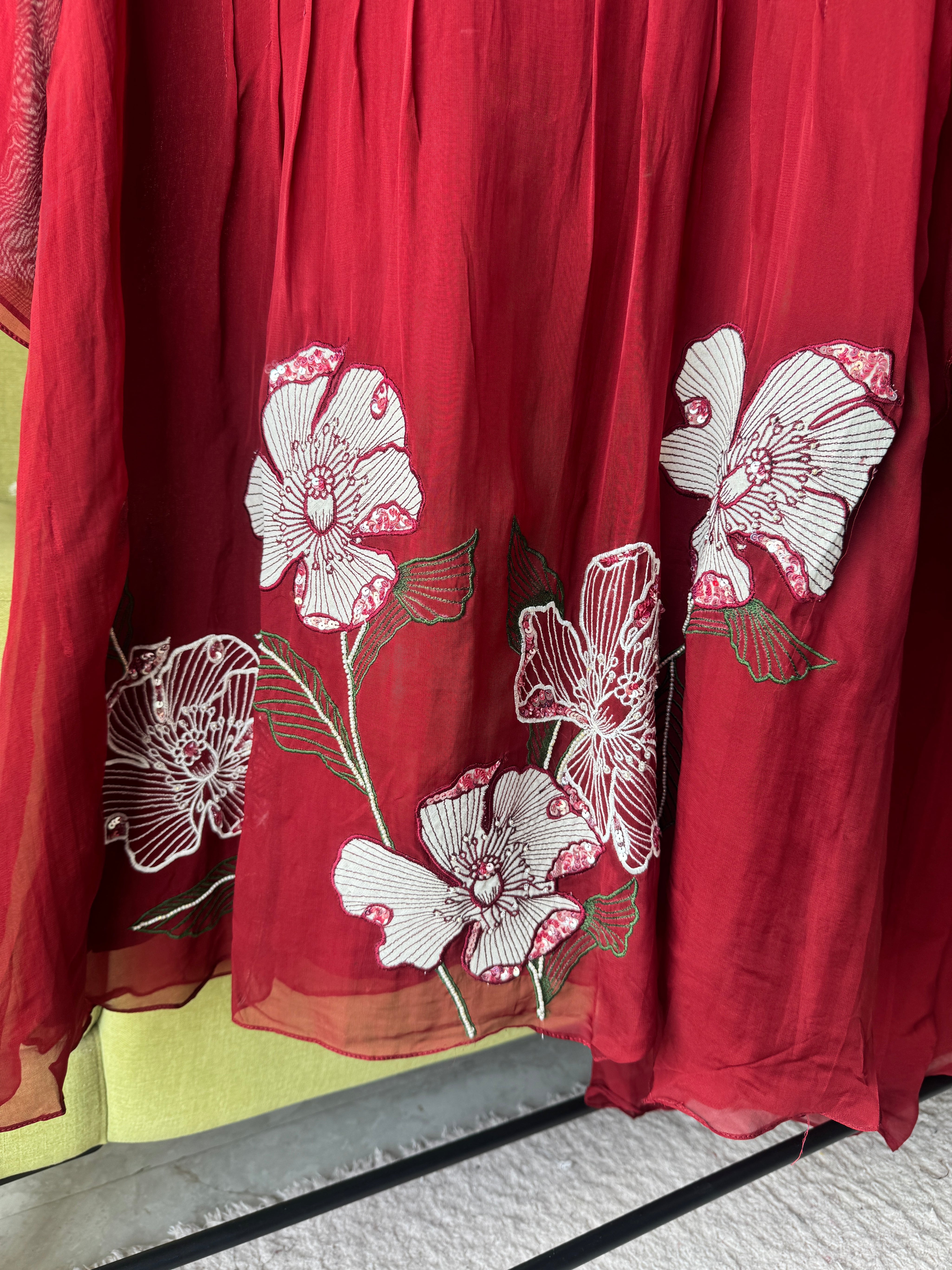 Madhu Handwork Plazzo Set