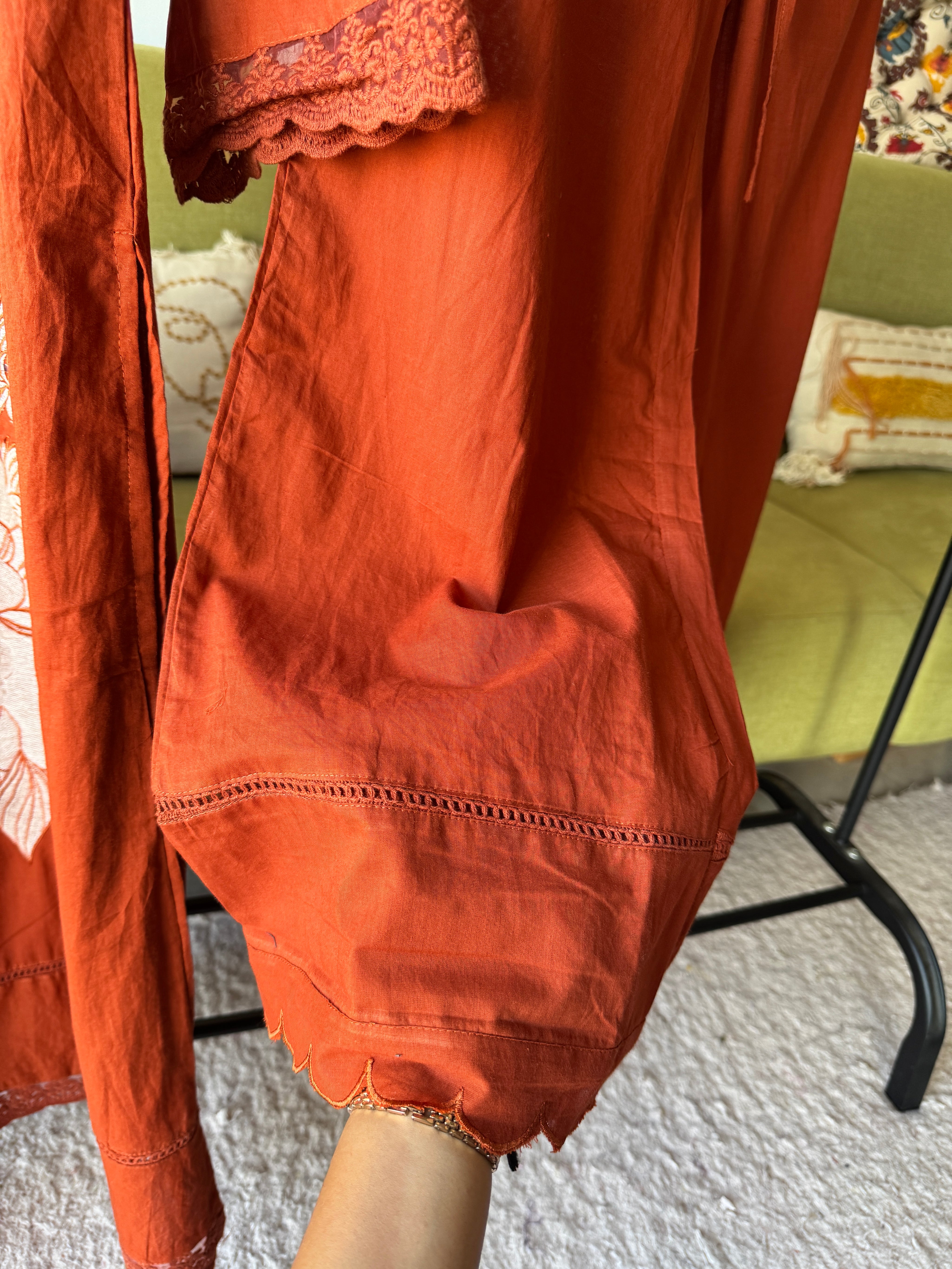 Aakriti Embroided Cotton Dress