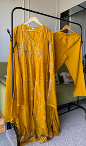 Alka Embroided Cotton Dress