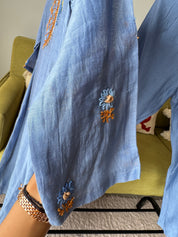 Shilpa Embroided Mul Chanderi Dress