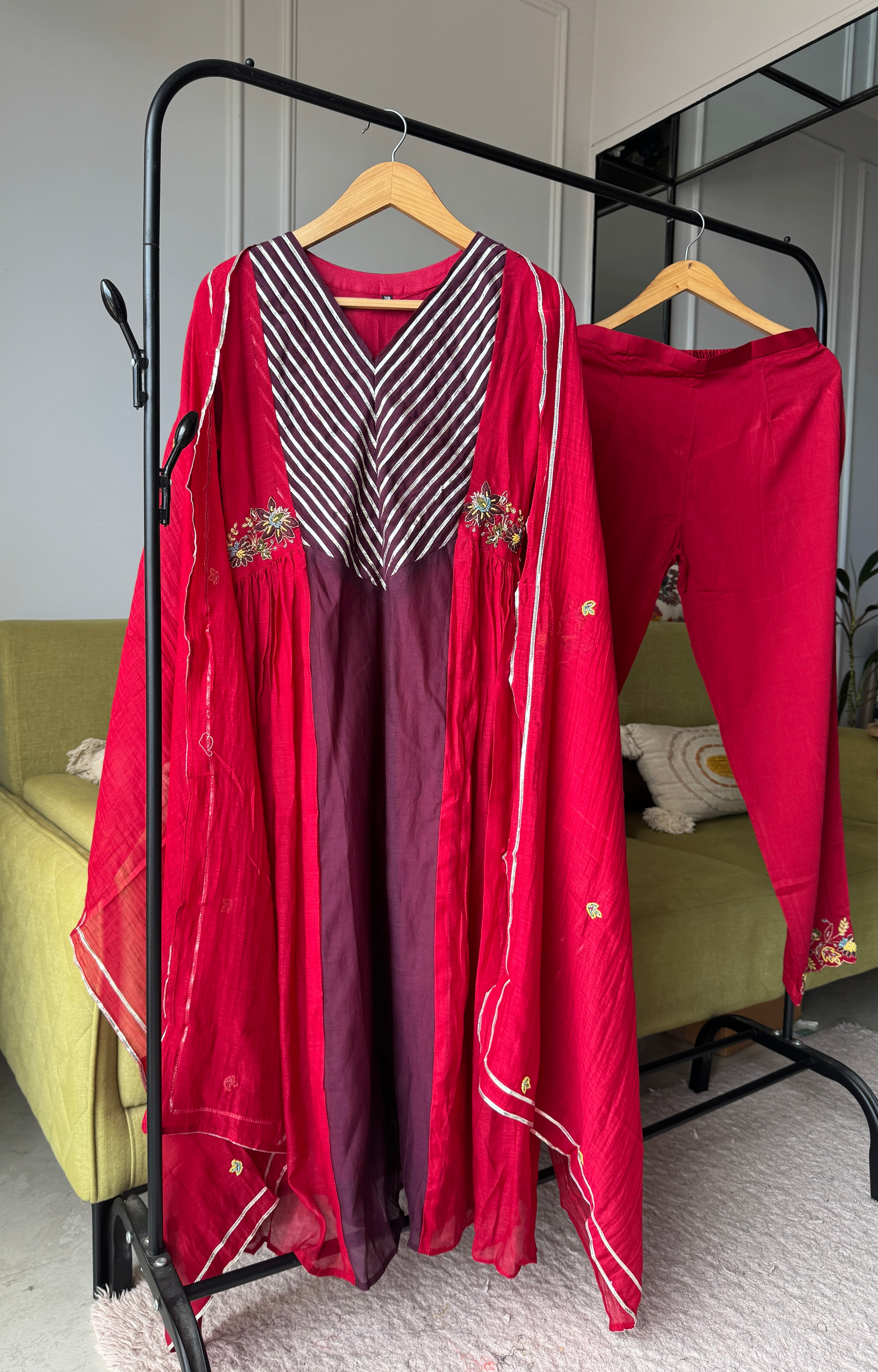 Shagun Gotapatti With Handwork Dress