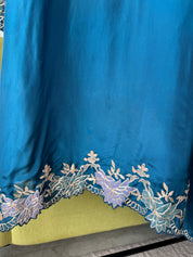 Apurva Silk Scalloped Leather Work Dress