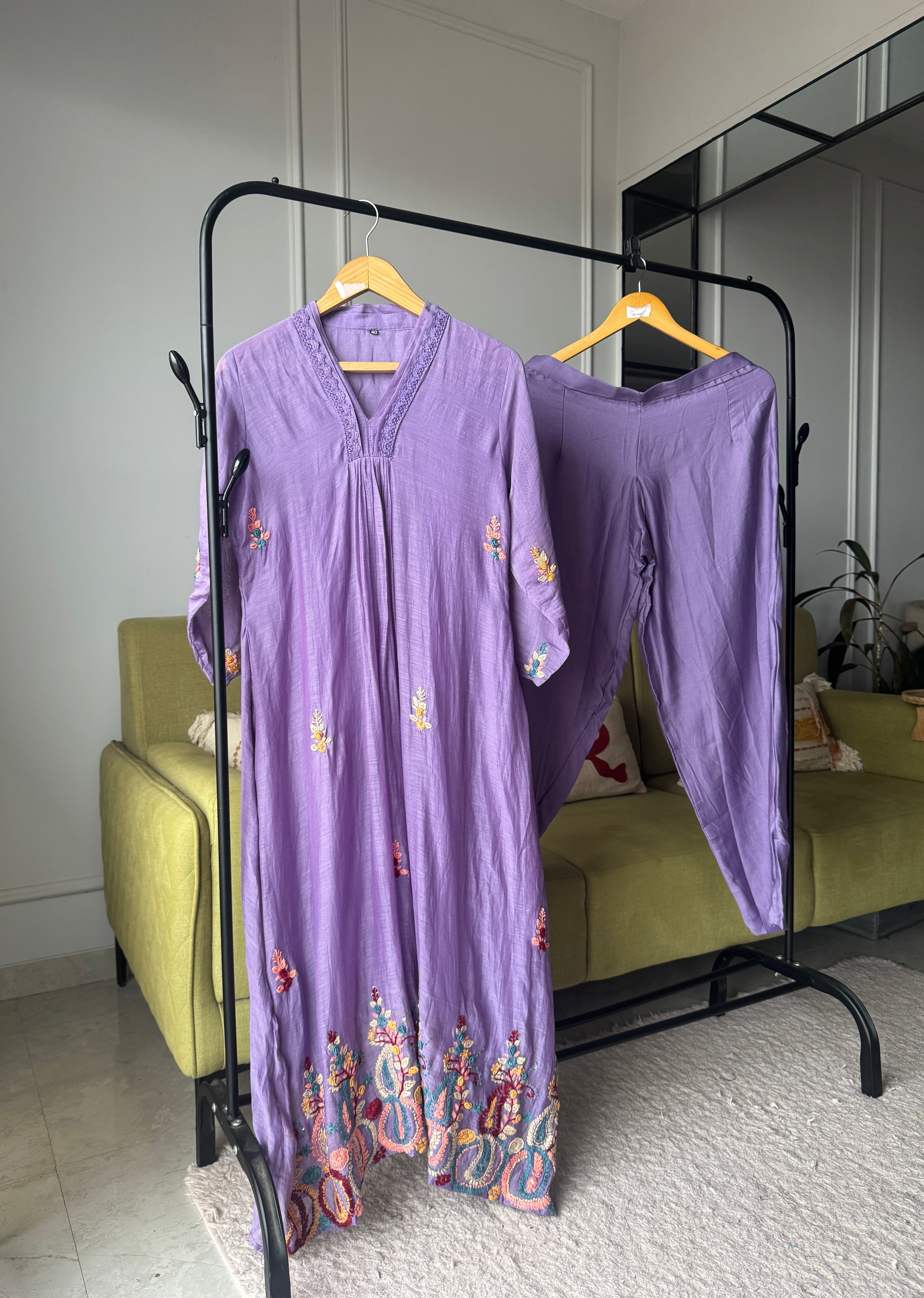 Shivalika Mul Chanderi Katha Work (Make to Order)