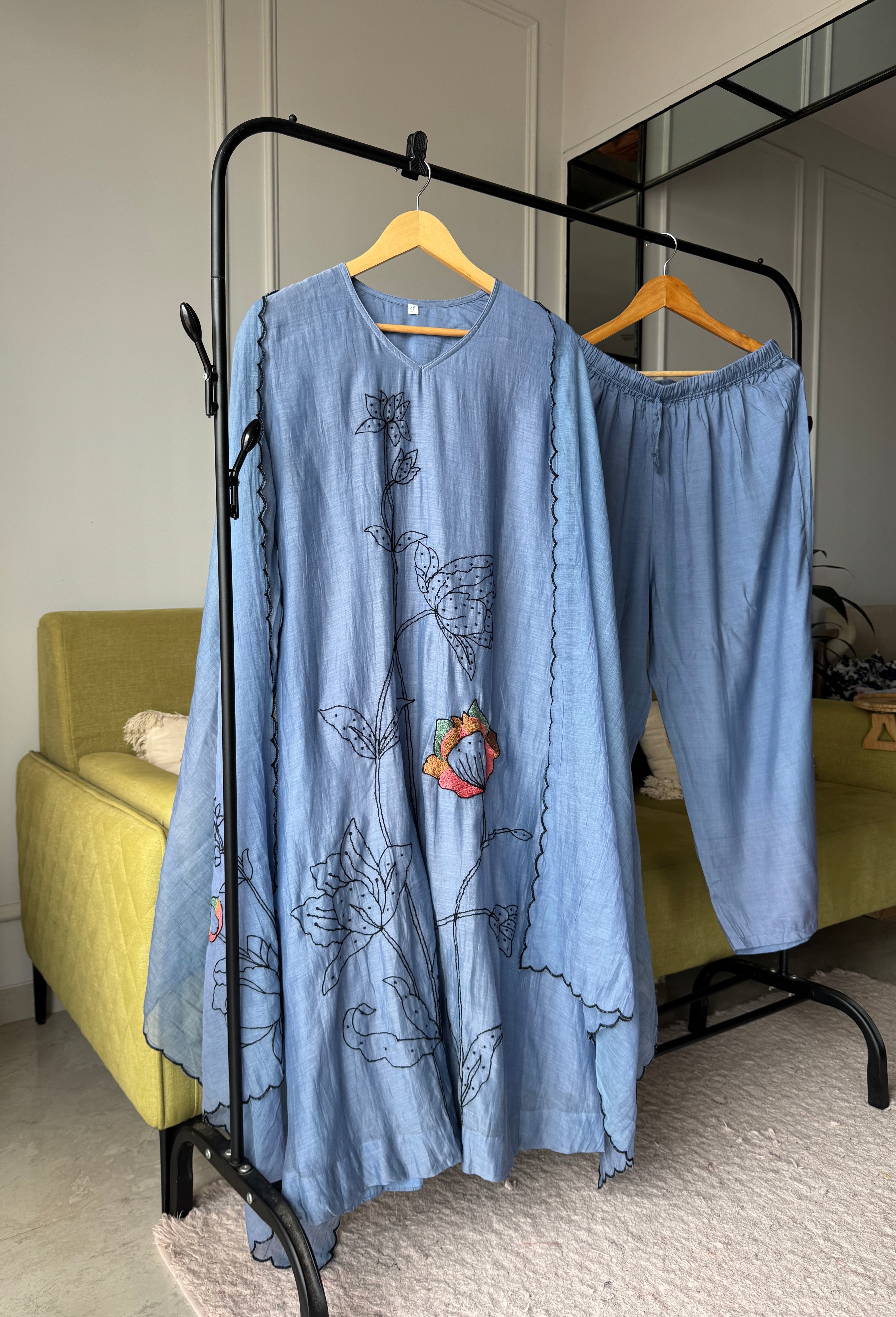 Tarini Mul Chanderi Aline Dress