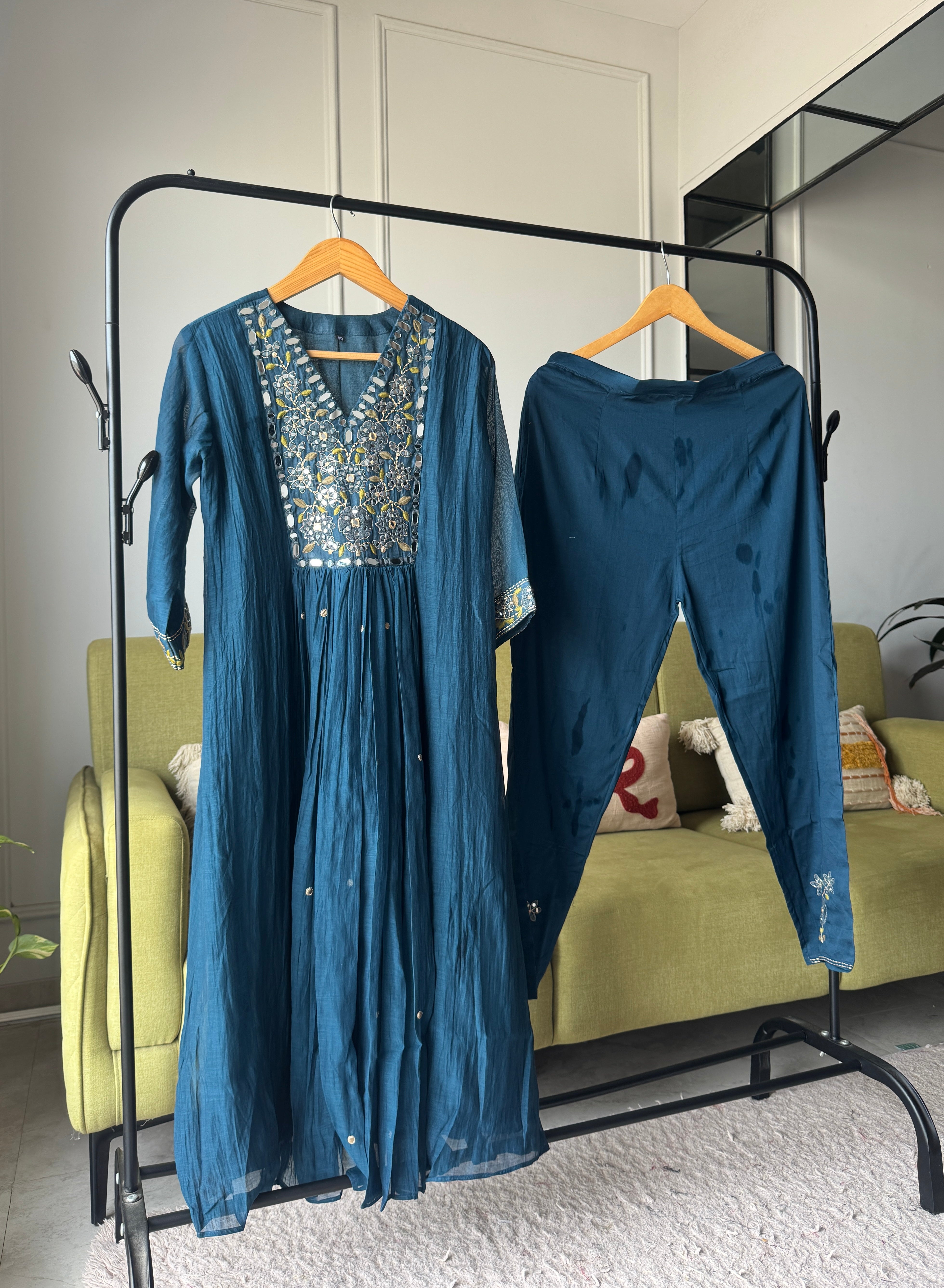 Yashoda Mirror Embroided Dress