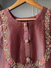 Sakshi tissue silk dress