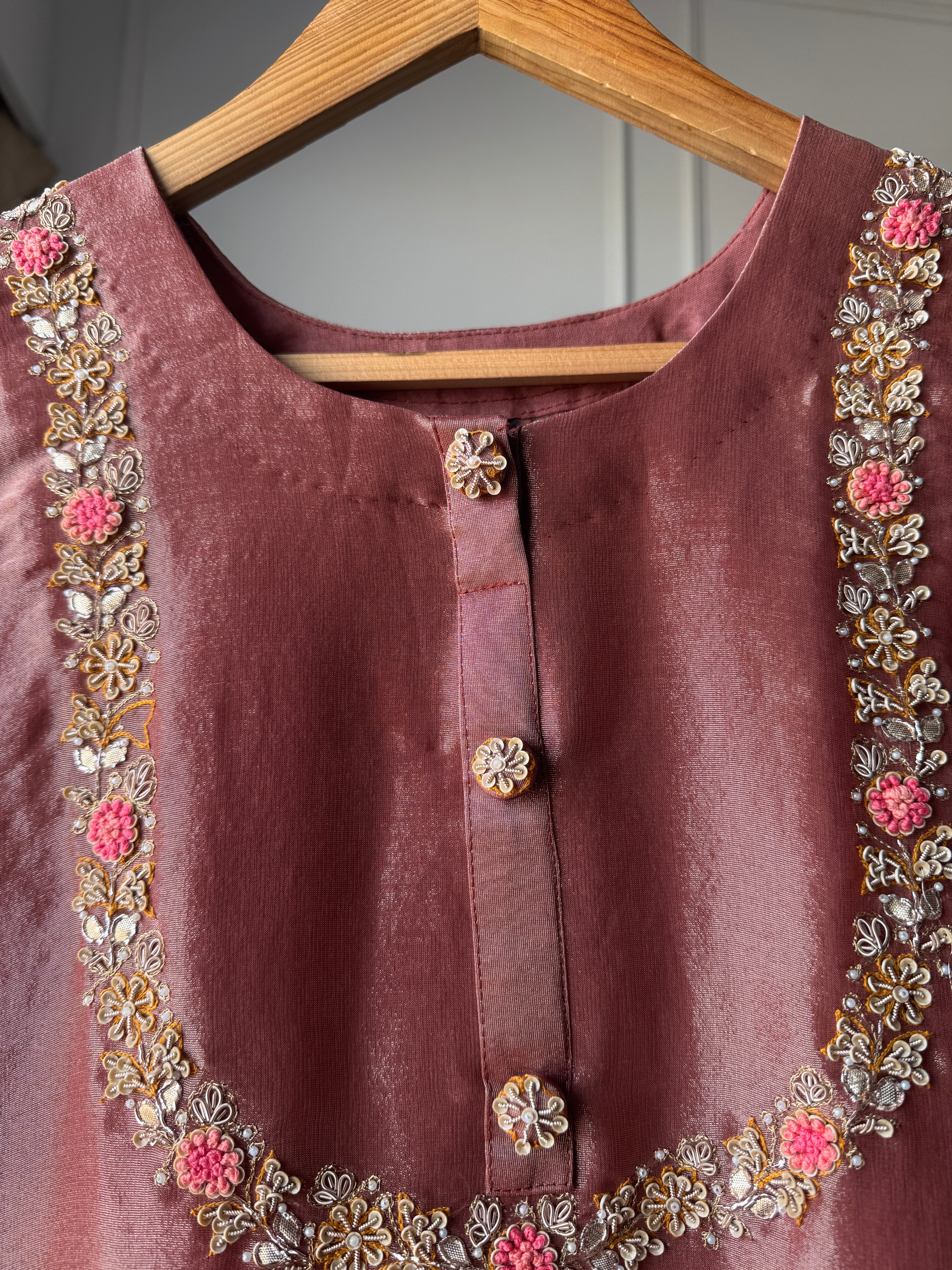 Sakshi tissue silk dress