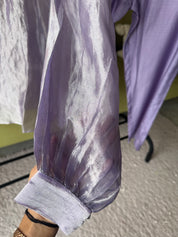 Mihika Pure Tissue Top With Padded Blouse And Plazzo