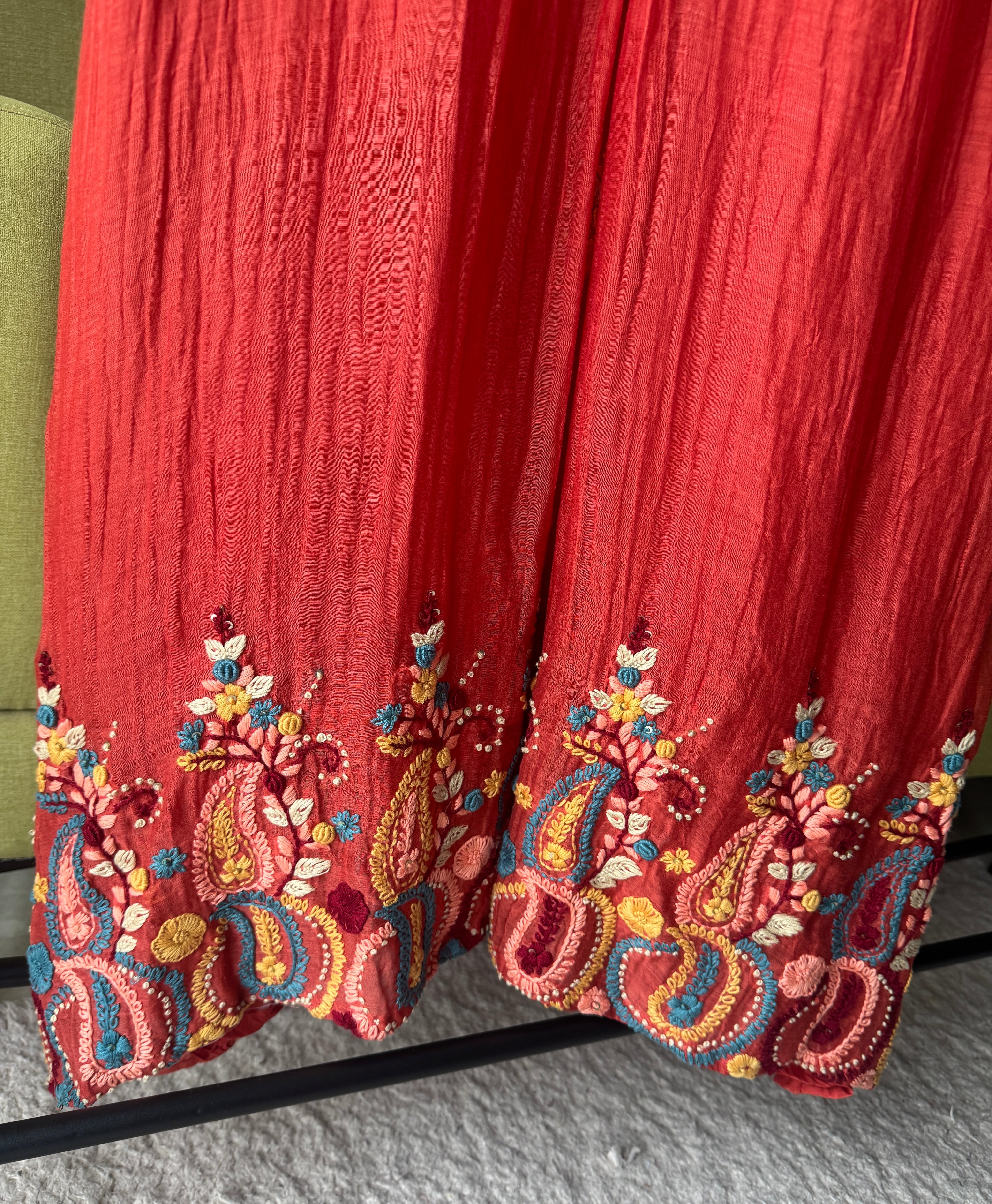 Shivalika Mul Chanderi Katha Work (Make to Order)