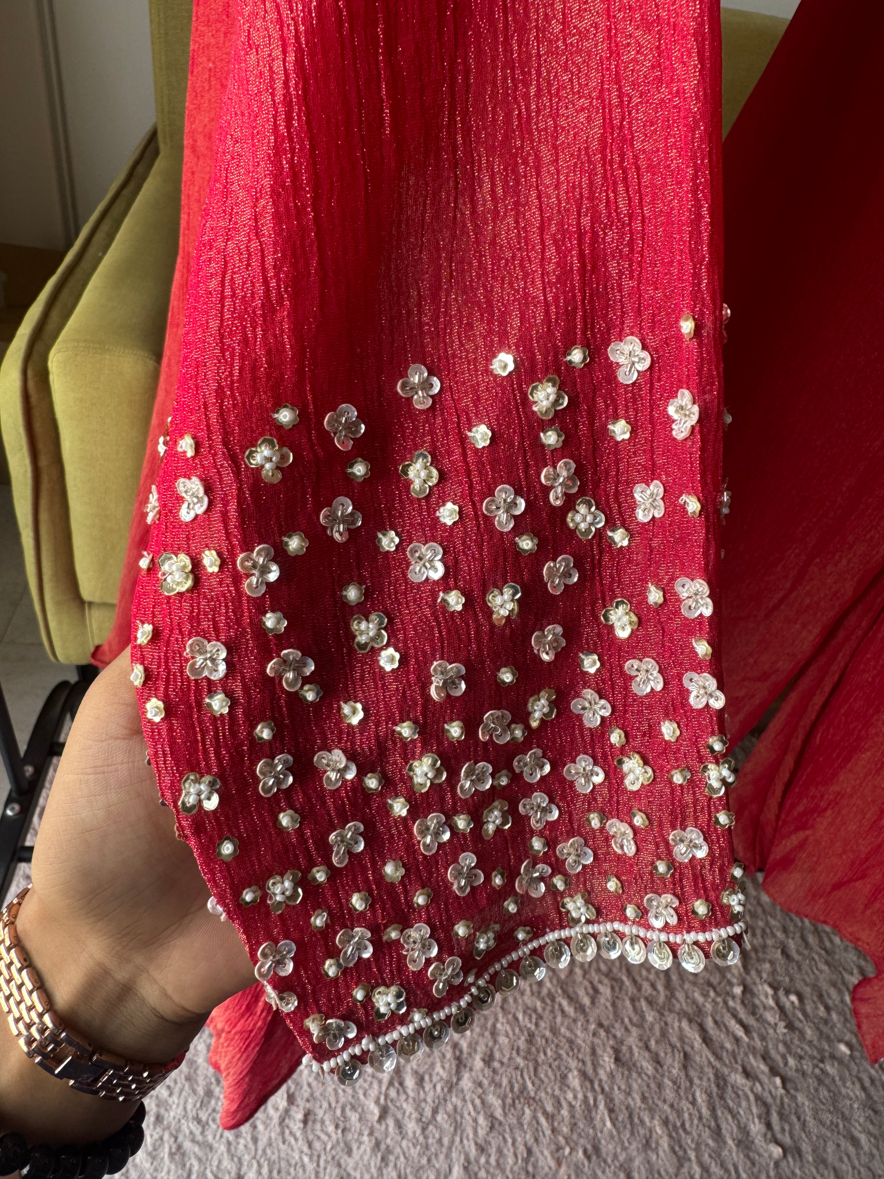 Rekha Handwork Tissue Set