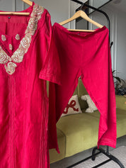 Jasmine Bustier Plus Kurti And Pants Set(Make to Order 10 days)