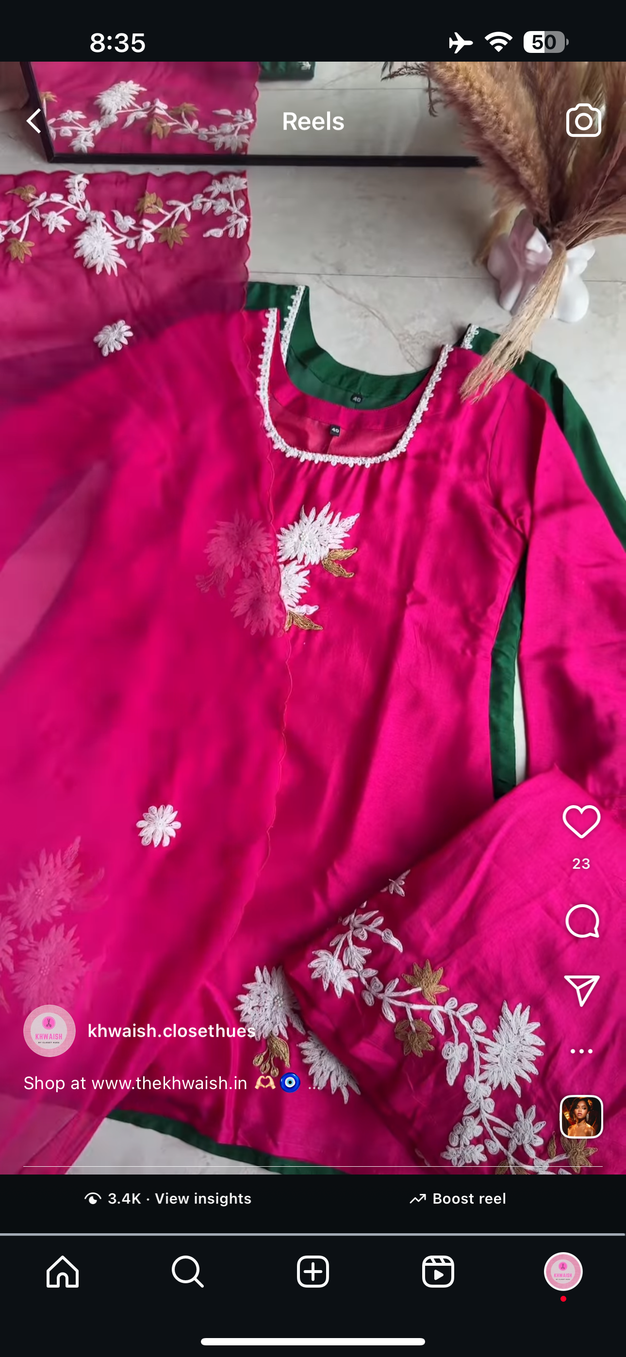 Aaina Short Kurti With Plazzo And Dupatta Dress