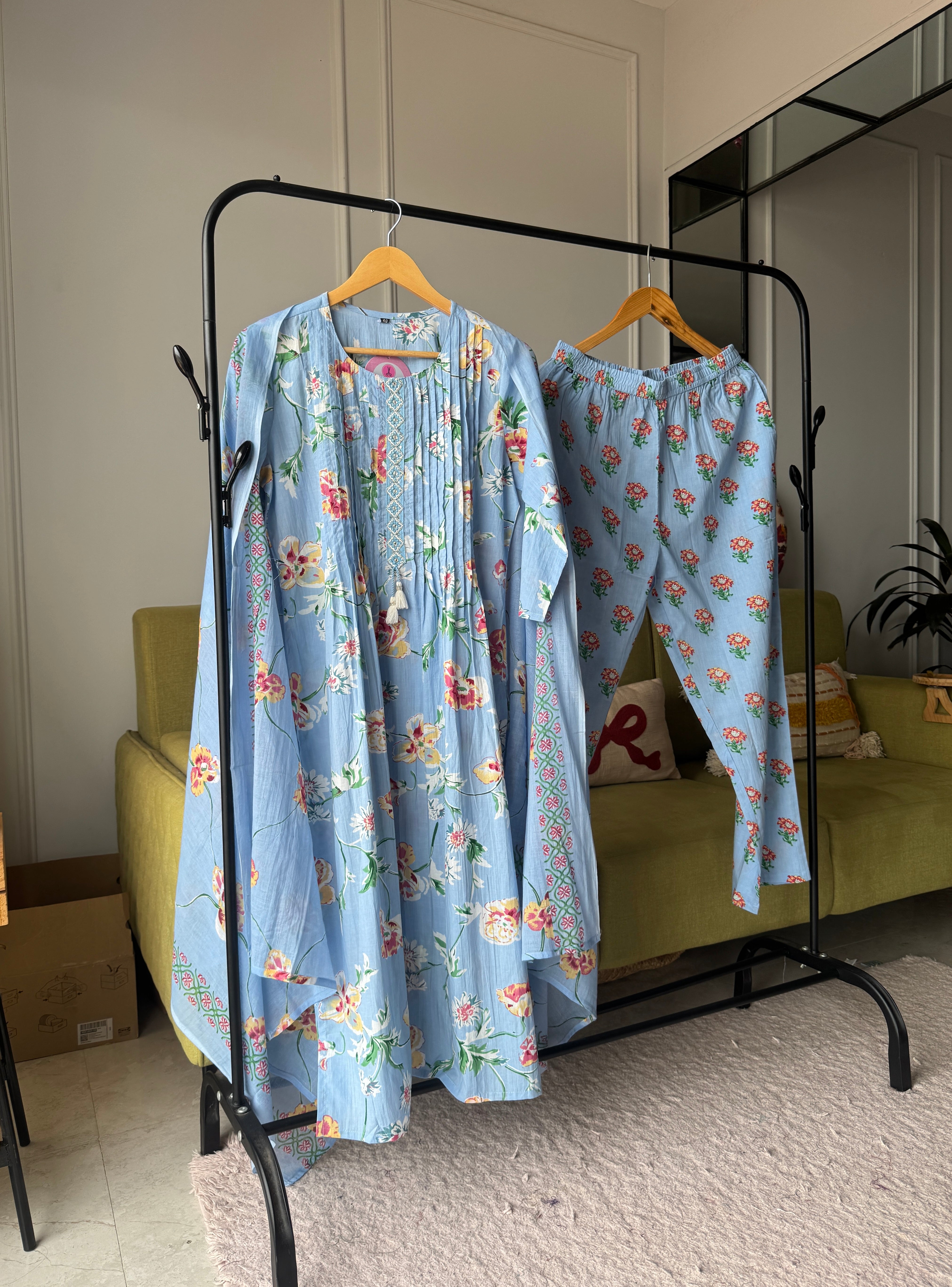 Sneha Cotton Print Dress