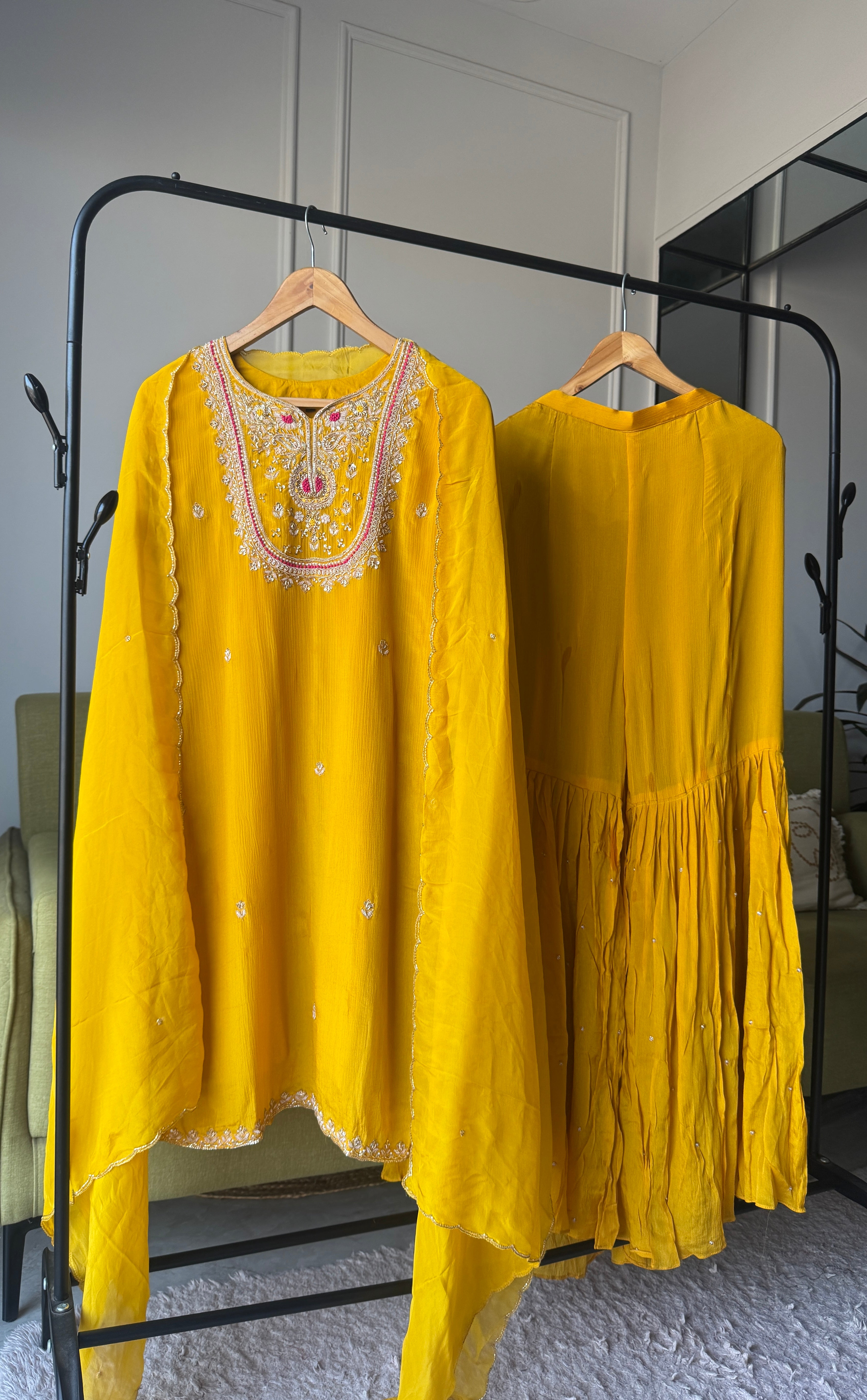 Ruchika Embroided Set(Make to Order)