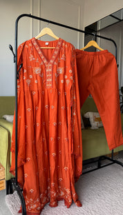 Kusum Cotton Embroided Dress