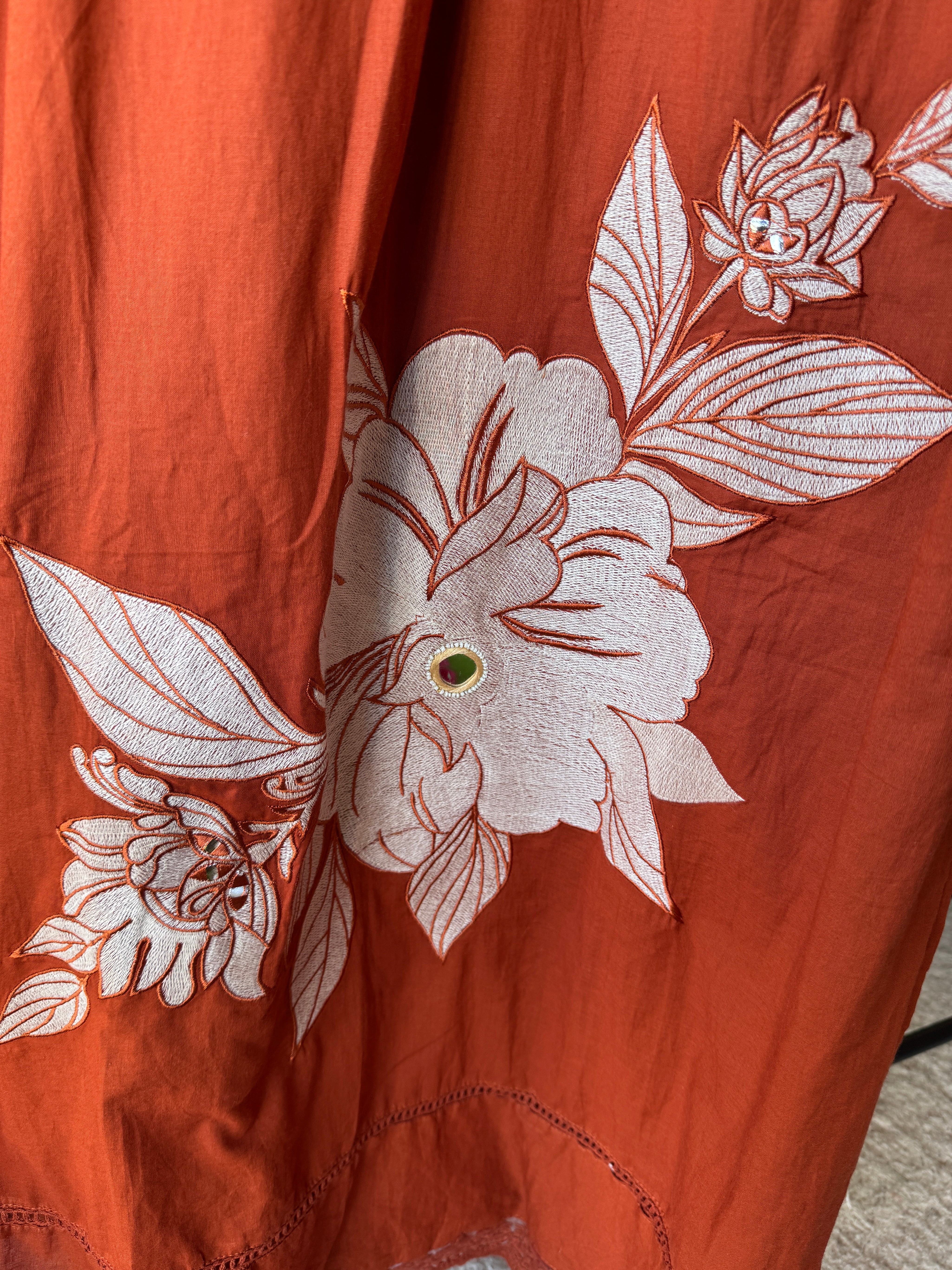 Aakriti Embroided Cotton Dress