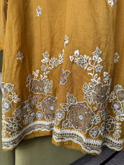 Swati Mul Chanderi Farshi Pants Dress