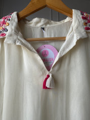 Sonika Embroided Oranganza Coord Set