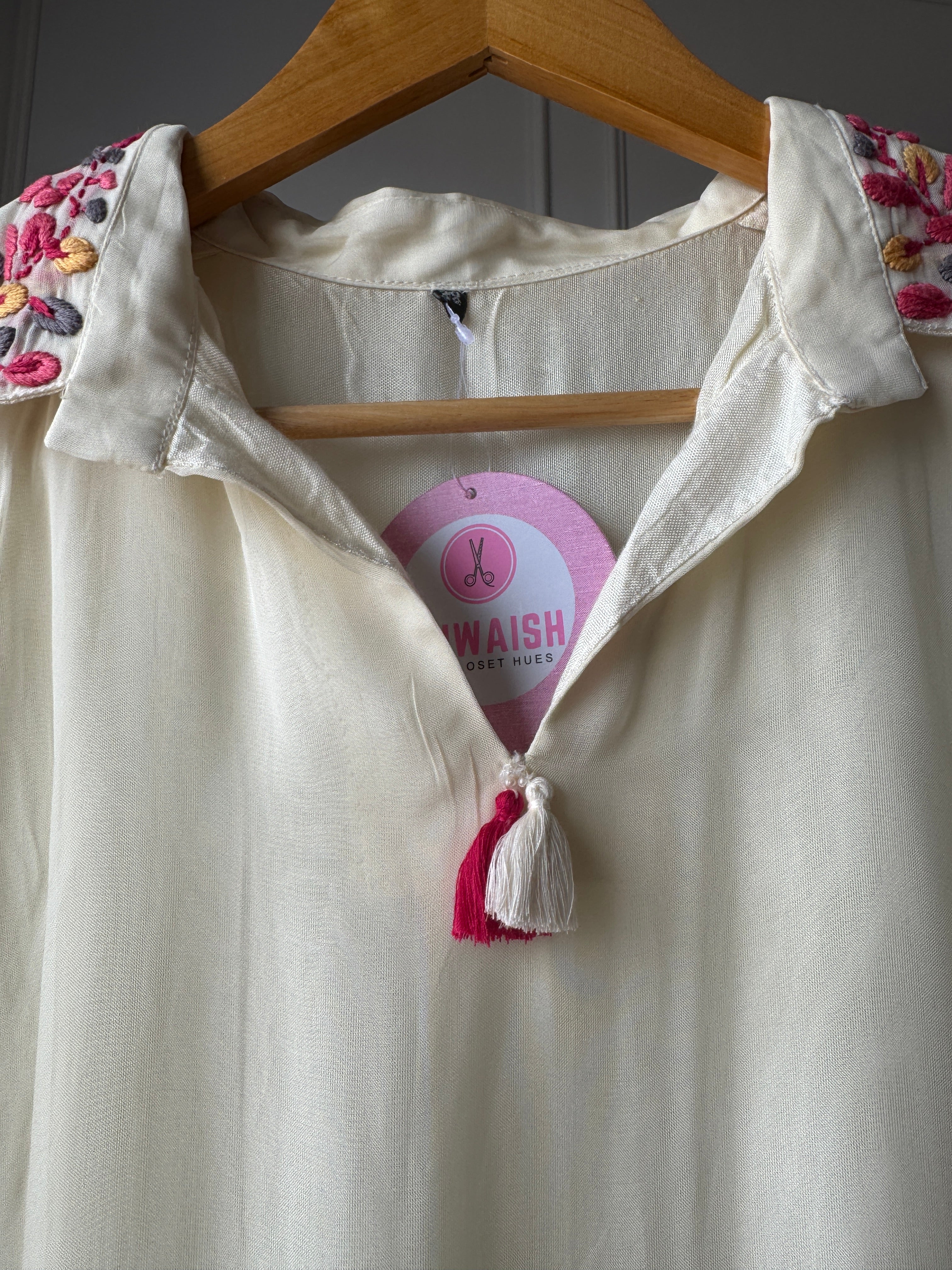 Sonika Embroided Oranganza Coord Set