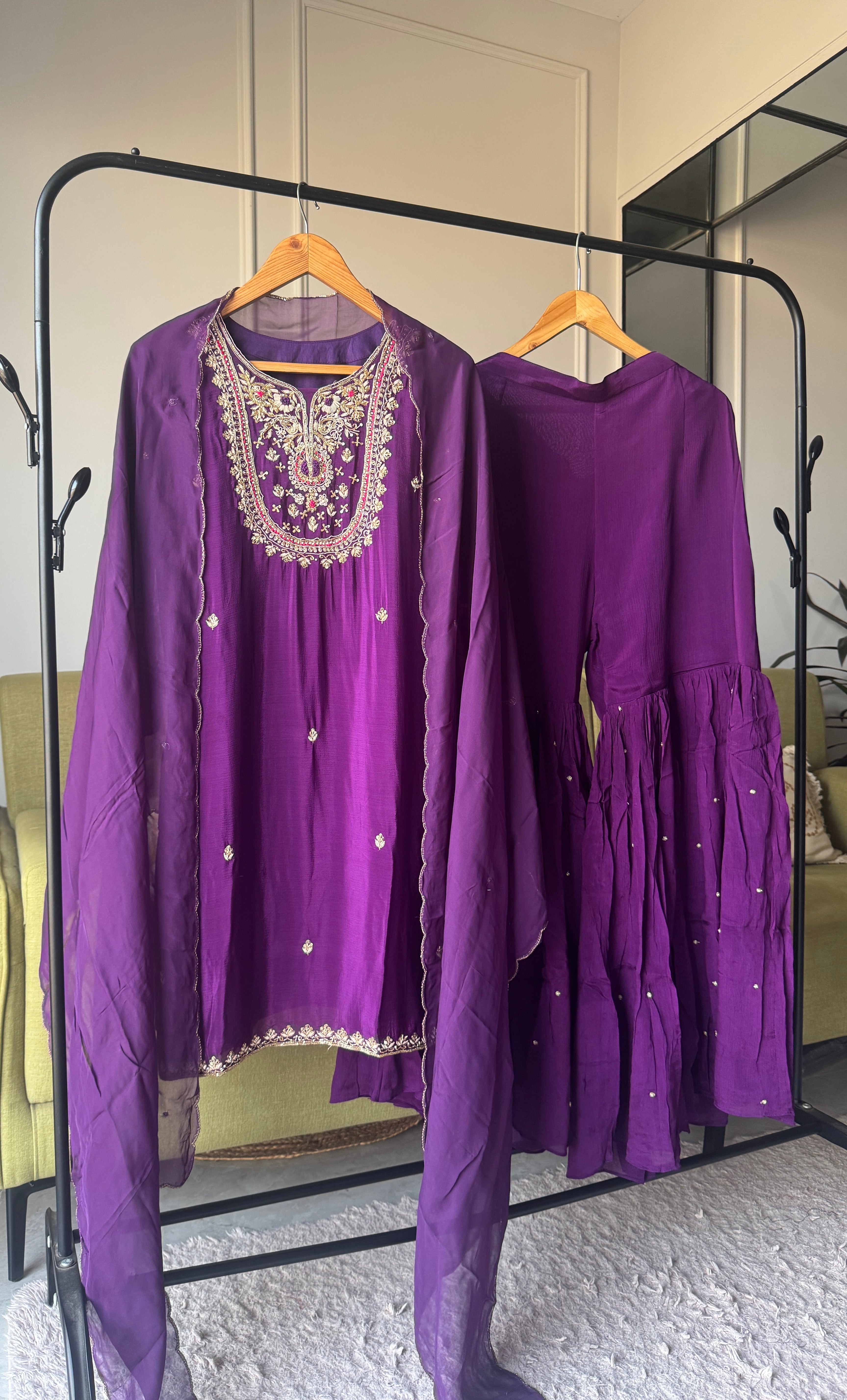 Ruchika Embroided Set(Make to Order)