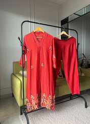 Shivalika Mul Chanderi Katha Work (Make to Order)