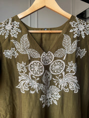 Varsha Mul Chanderi Embroided Dress