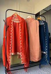 Aisha halter neck short kurta with pants