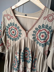 Shama Embroided Short Kurti