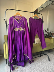 Rupali v neck anarkali dress