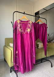 Dipali Mul Chanderi Embroided Dress